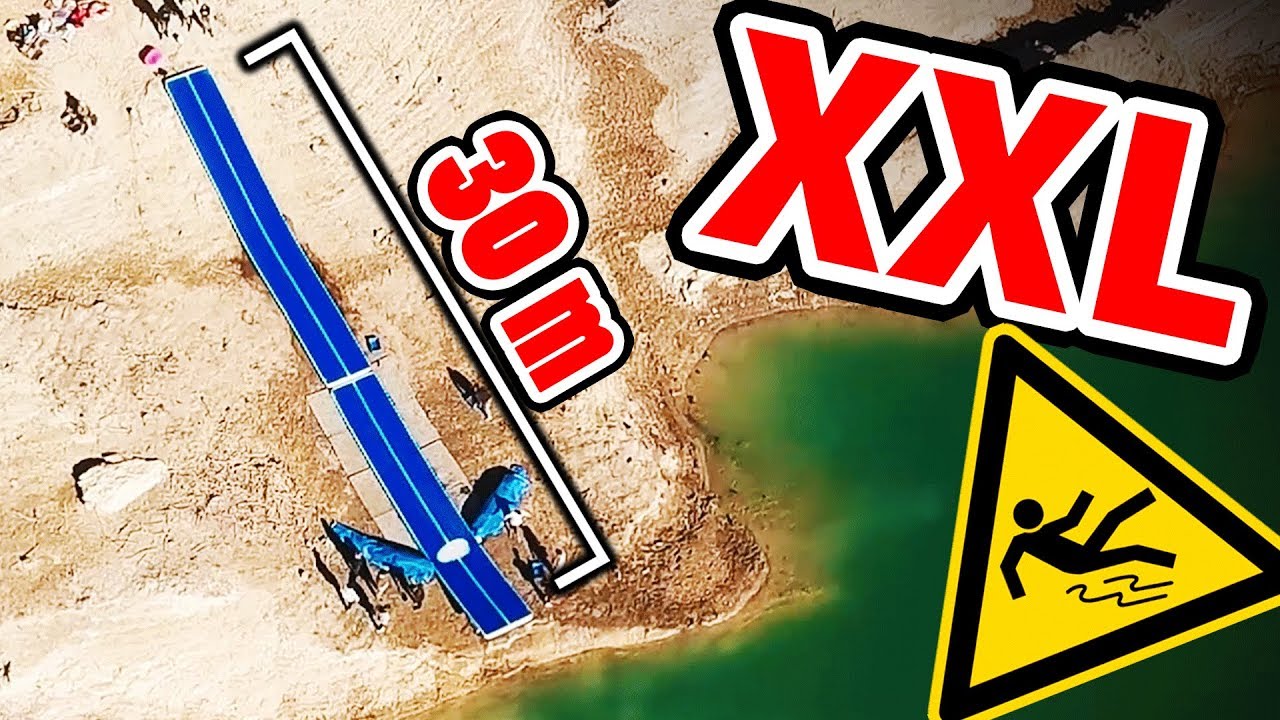 Wir bauen eine XXL WASSERRUTSCHE!