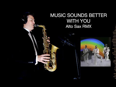 MUSIC SOUNDS BETTER WITH YOU Stardust Alto Sax RMX Free Score