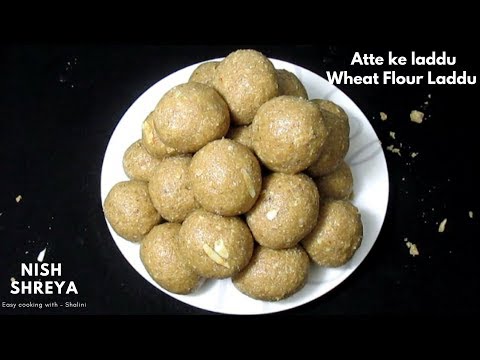 Atte Ke Laddu | Wheat Flour Laddu Recipe | Ayurvedic Wheat Flour Dry Fruits Sweet Balls