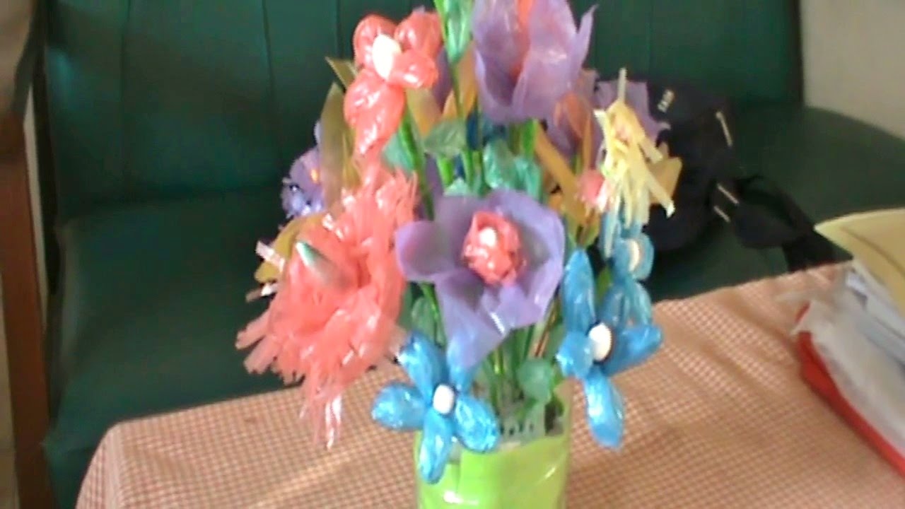  Bunga  Hias  Dari  Bahan Limbah Plastik  YouTube