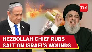 'Attacks Won't Stop': Hezbollah Chief Roars Against Israel \& Arab Leaders Over Gaza Onslaught