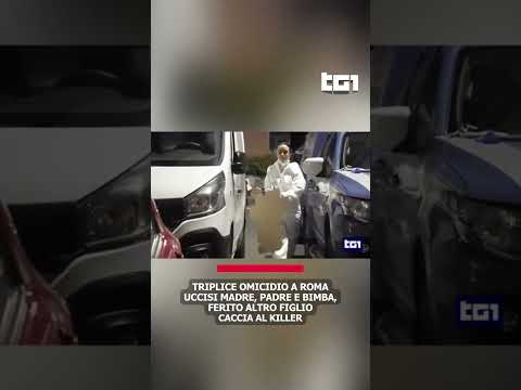 Video Triplice omicidio a : uccisi madre, padre e bimba, ferito altro figlio. Caccia al killer
