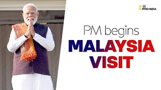 PM Modi emplanes for Kuala Lumpur, Malaysia