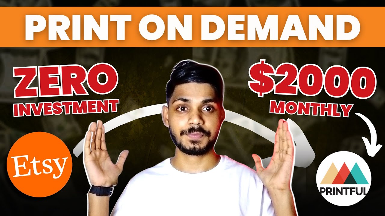 How To Start Print On Demand Etsy + Printful (Step By Step) Hindi - YouTube