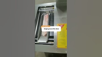 Semi automatic fish slicing machine