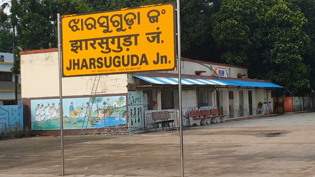 JSG Jharsuguda Junction railway station Odisha Indian Railways Video in 4k ultra HD