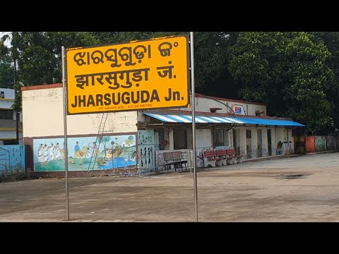 JSG, Jharsuguda Junction railway station Odisha, Indian Railways Video in 4k ultra HD