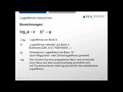 Speedlearning 3 - Logarithmen