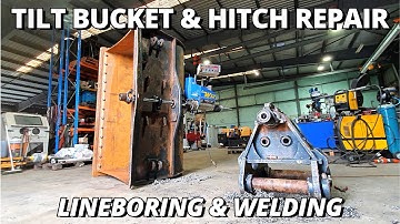 Line boring Repair Tilt Bucket & Hitch | Sir Meccanica WS2