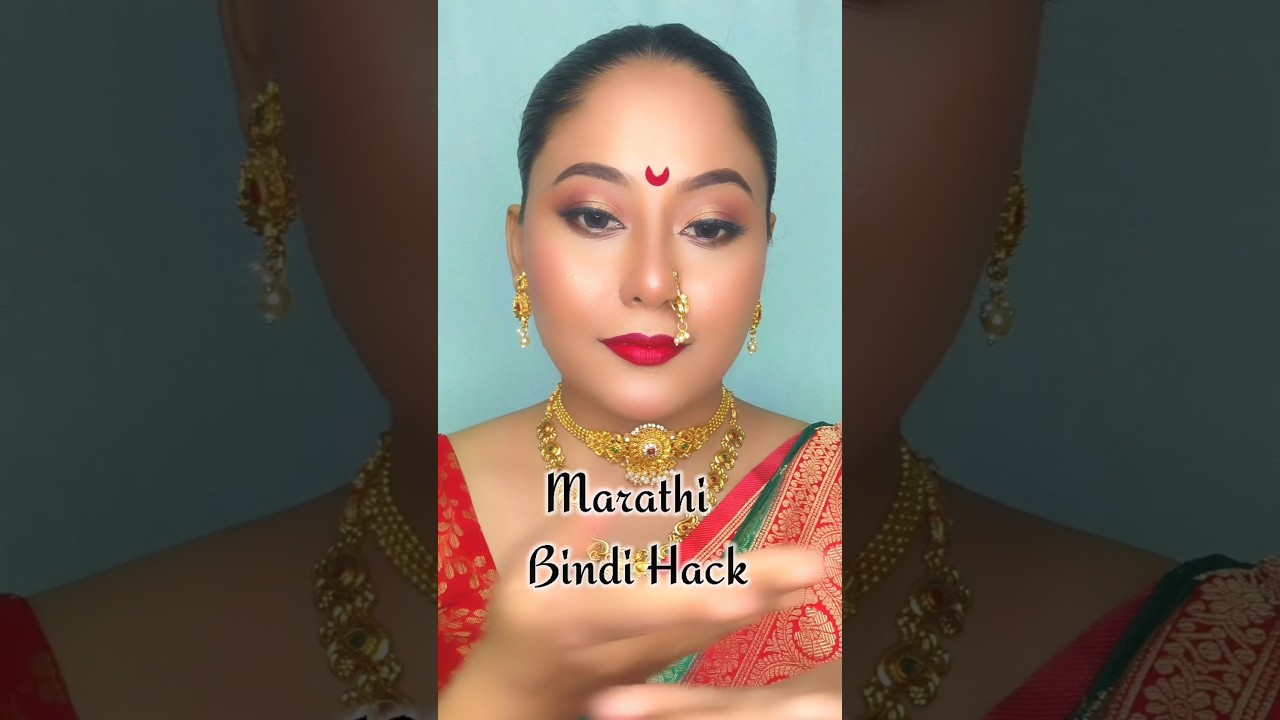 Marathi Bindi Hack ✨😍   #bindihack  #hack #shortvideo #shorts