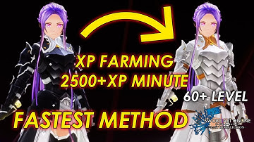 Best XP farming method (Low Level? no problem) Guide Sword Art Online: Last Recollection