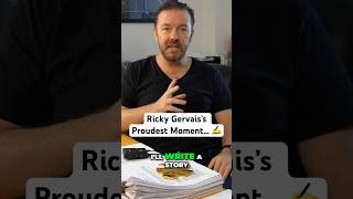 Ricky Gervais’s Proudest Moment… ✍️ #rickygervais #britishcomedy #proudmoment #comedy #inspiration