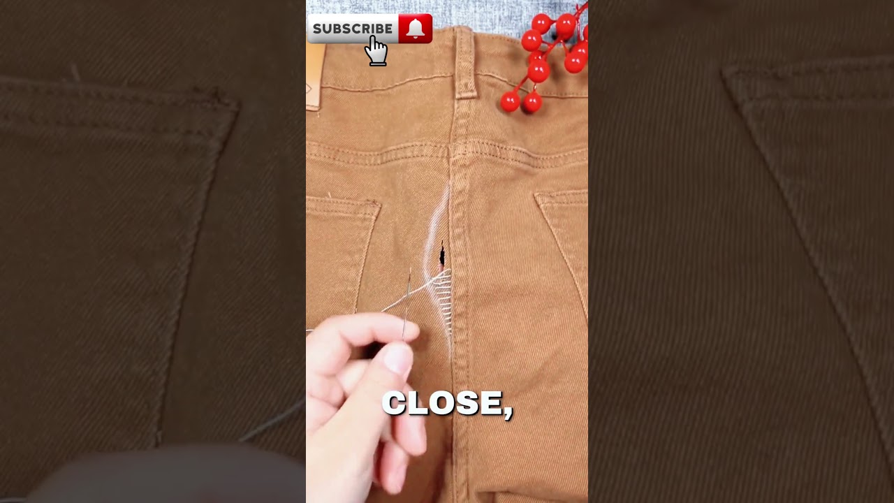 Fix Holes & Tears Without a Sewing Machine. 