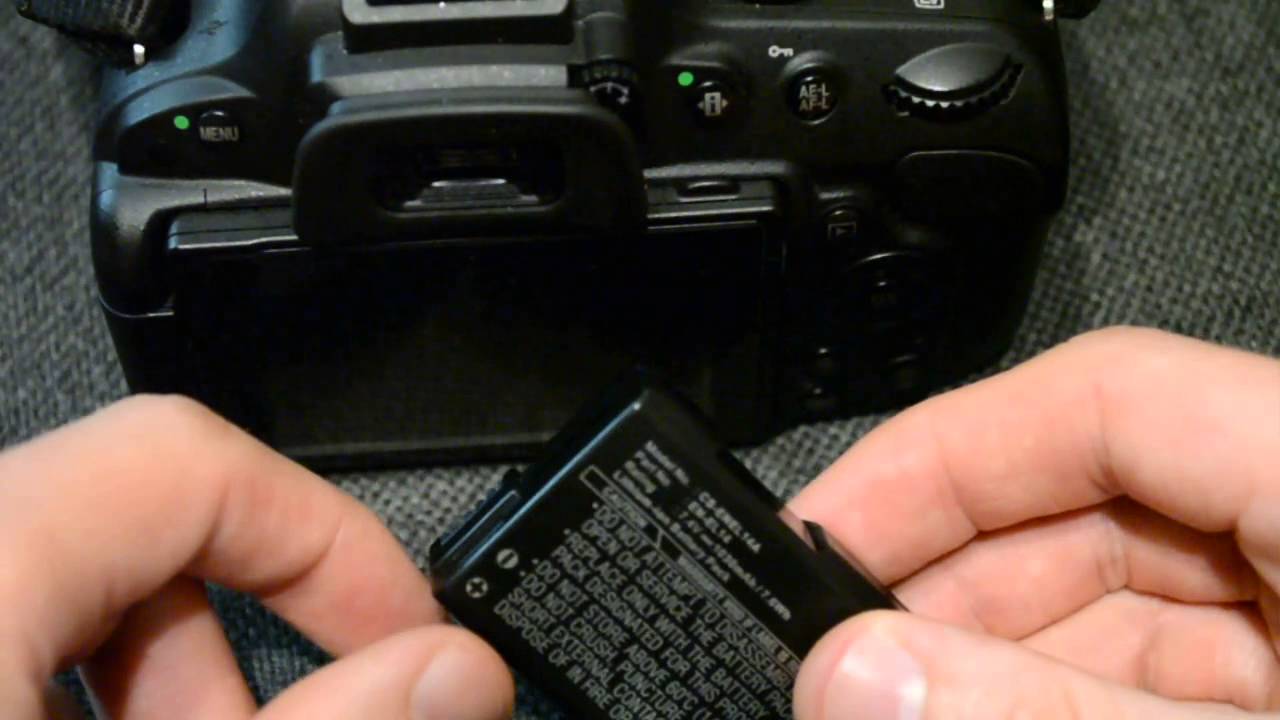 Аккумулятор для Nikon D5100 - YouTube