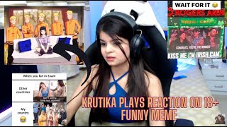Krutika Plays Reaction On 18 Funny Meme