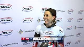 Winning run Janine Flock.