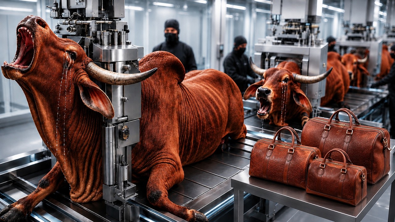Inside the Red Brahman Leather Factory: How Raw Hides Become 