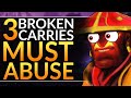 3 ABSOLUTELY BROKEN Carry Heroes to ABUSE - FREE MMR in 7.26c - BEST Tips and Tricks - Dota 2 Guide