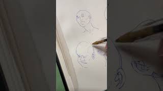 Facial Expression Sketch on Paper