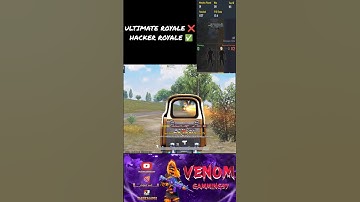 Ultimate Royale ❌ HACKER ROYALE ✅ #hungergamestiktok #youtube #shortsvideo #bgmi #rankpush