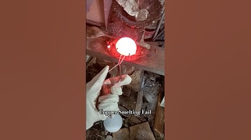 Copper Smelting Fail #copper #smelter #fail #alchemy #metalcasting