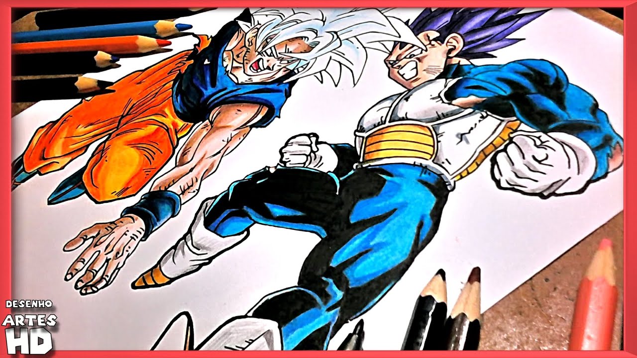 🔥Como desenhar o GOKU INSTINTO SUPERIOR🔥