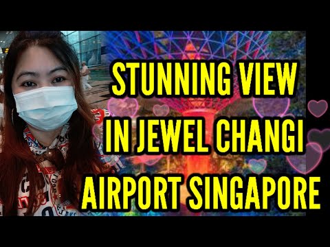 STUNNING VIEW IN JEWEL CHANGI AIRPORT SINGAPORE