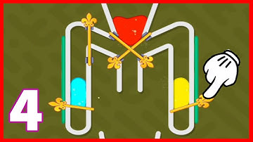 Color Fall Pin Pull gameplay Part 4 | Color Fall game (Android,iOS)