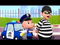 Super Police Car Fix & Rescue Song 🚓 | Fun Nursery Rhyme for Kids