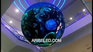 High definition soft led module sphere led display ball with customized size P2 P2.5,1 meter 1.5m 2m