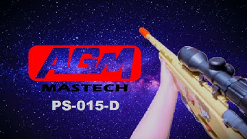 Quickie: AGM MASTECH PS-015-D AWM Bolt-Action Sniper Rifle Blaster In First Person!