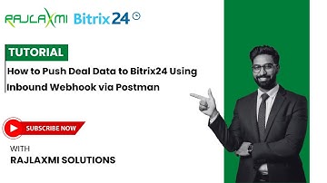 Push Deal Data to Bitrix24 via Inbound Webhook Using Postman #bitrix24 #education