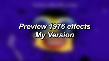Preview 1976 effects | My Version