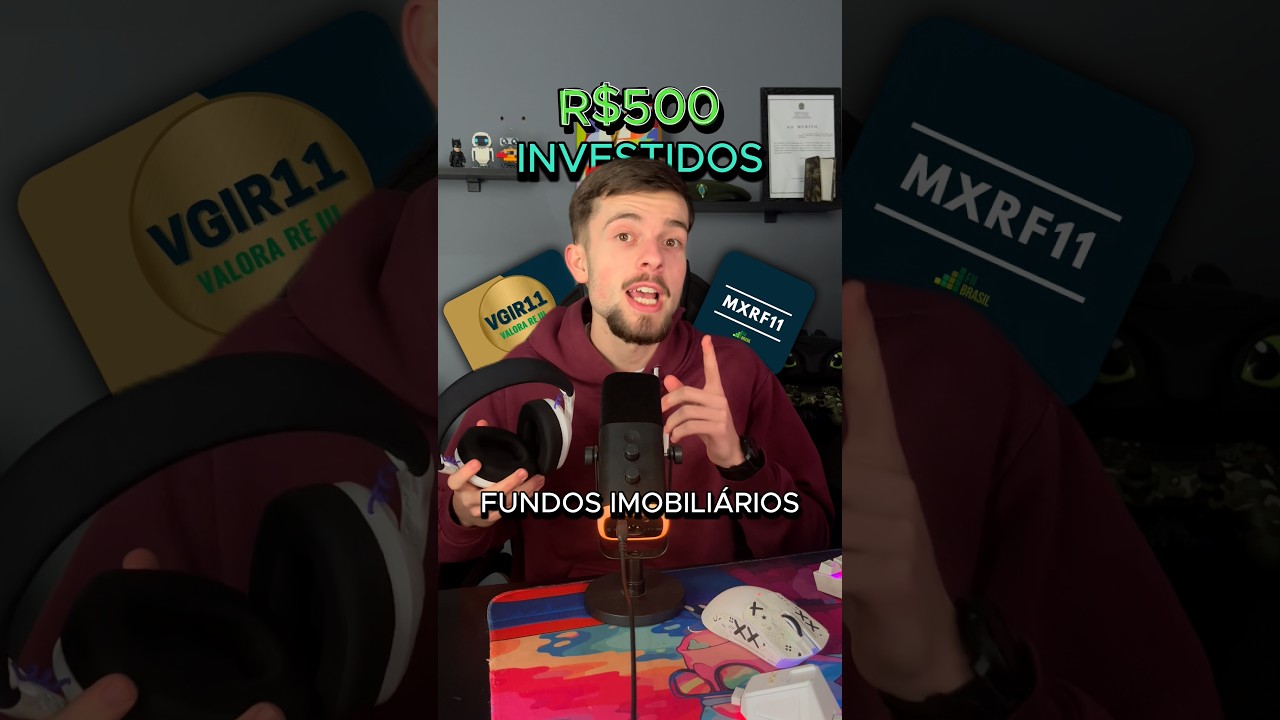Quanto rende 500 reais Investidos em Fundos Imobiliários?