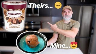 Amazing Haagen Dazs Chocolate Hazelnut Ice Cream But Better