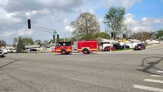 Hometown Fire Department Engine #466 is responding code 3 again.