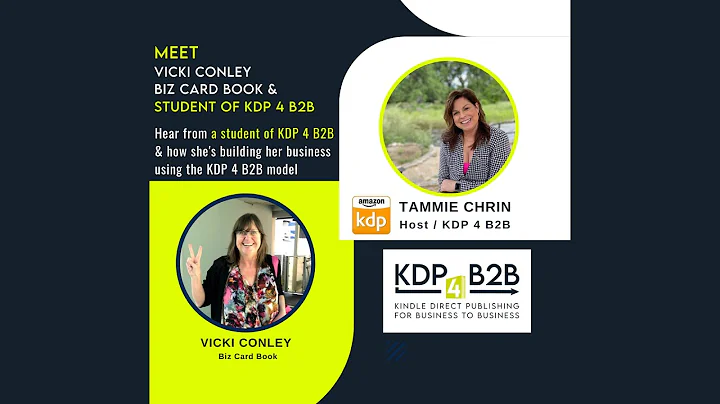 Meet Vicki Conley, Hear how she is using the KDP 4...