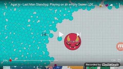 Agario.org Last man standing Playing on an empty server