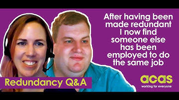 After having been made redundant I now find someone else has been employed to do the same job.