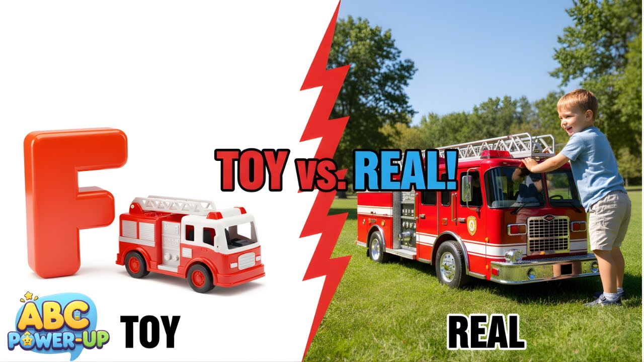 Realabc Learn ABCs Toy to Real Life Alphabet Transformation |ABC PowerUp - YouTube