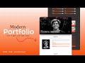 Build a Responsive Modern Portfolio Website with Light/Dark Mode | HTML, CSS, JavaScript Tutorial 🚀