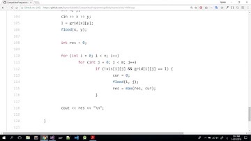 UVA 11094 - Continents [Flood Fill, DFS] (Arabic)
