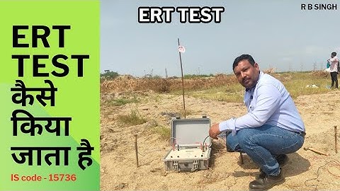 How to Check Soil Electrical Resistivity test #ERT test