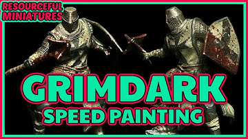 The Fastest Grimdark Painting Tutorial + Blood Effects
