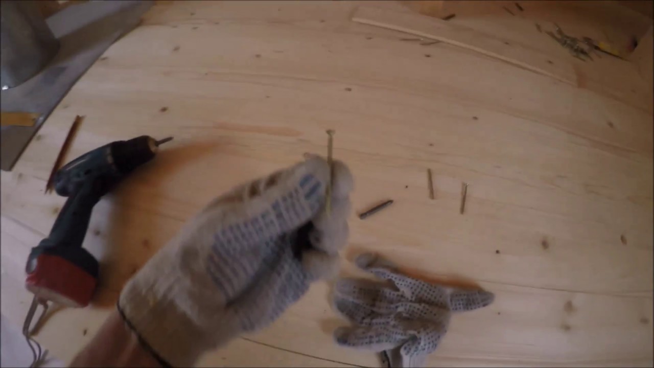 Монтаж пола из шпунтованной доски часть 2 - YouTube