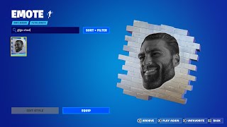 How To Get Giga Chad Spray In Fortnite