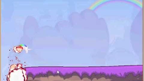 Robot Unicorn Attack Lowest Possible Score - Total 498!!!