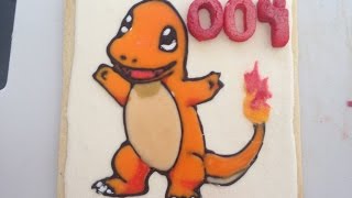 150 Pokemon Cookies: Ep. 4: #004 Charmander (Transfer method)