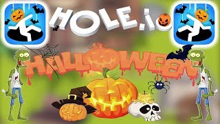 Hole.io Gameplay | 4 New Halloween Skins screenshot 3