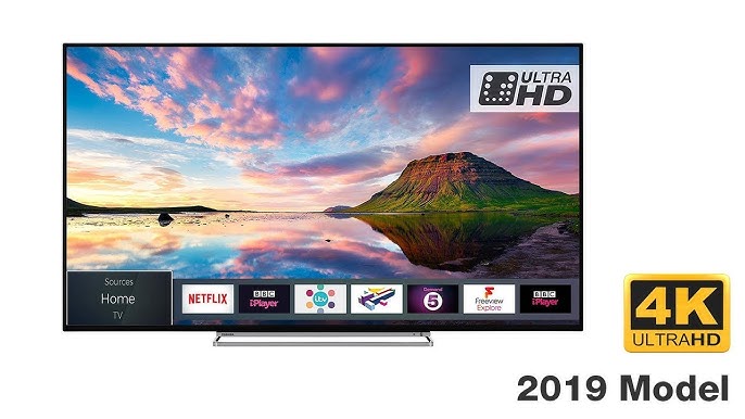 skranke visuel krabbe Toshiba 49U5863DB 49 Inch Smart 4K Ultra HD HDR LED WiFi TV - YouTube